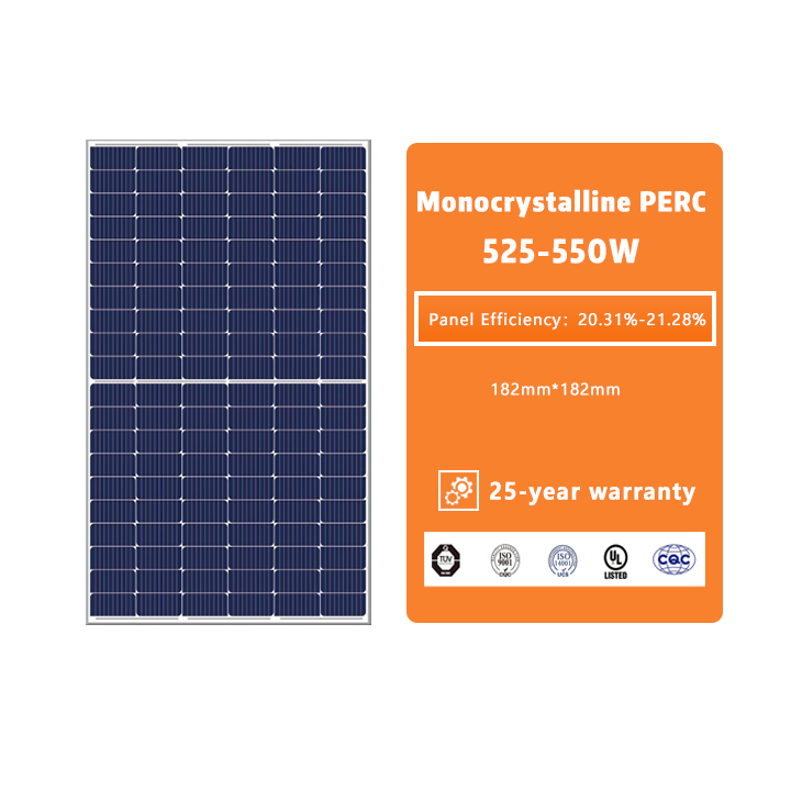 525-550W solar panel
